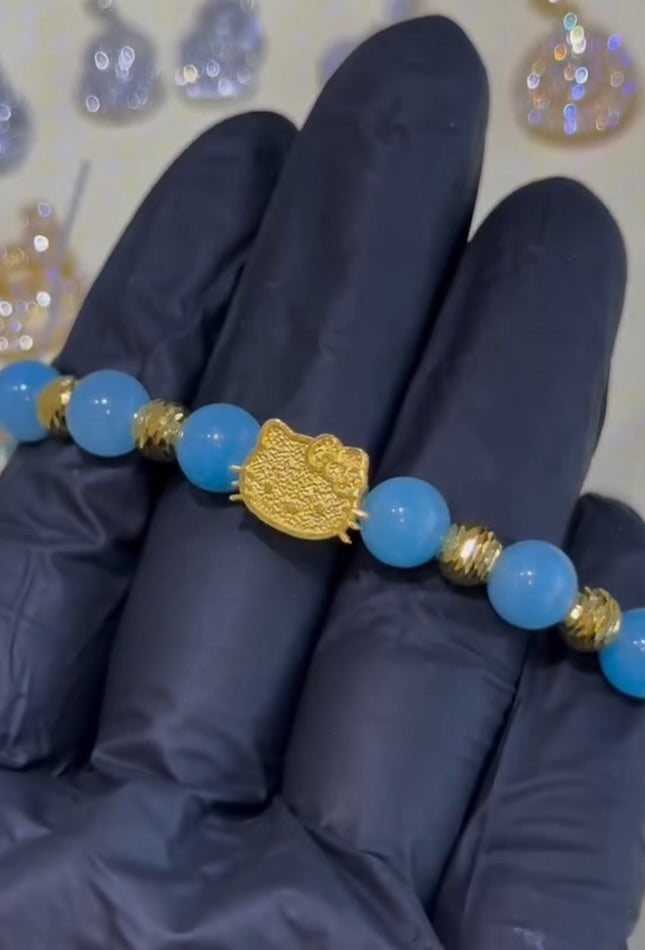 Mini 24K Pixiu Lantern Bracelet