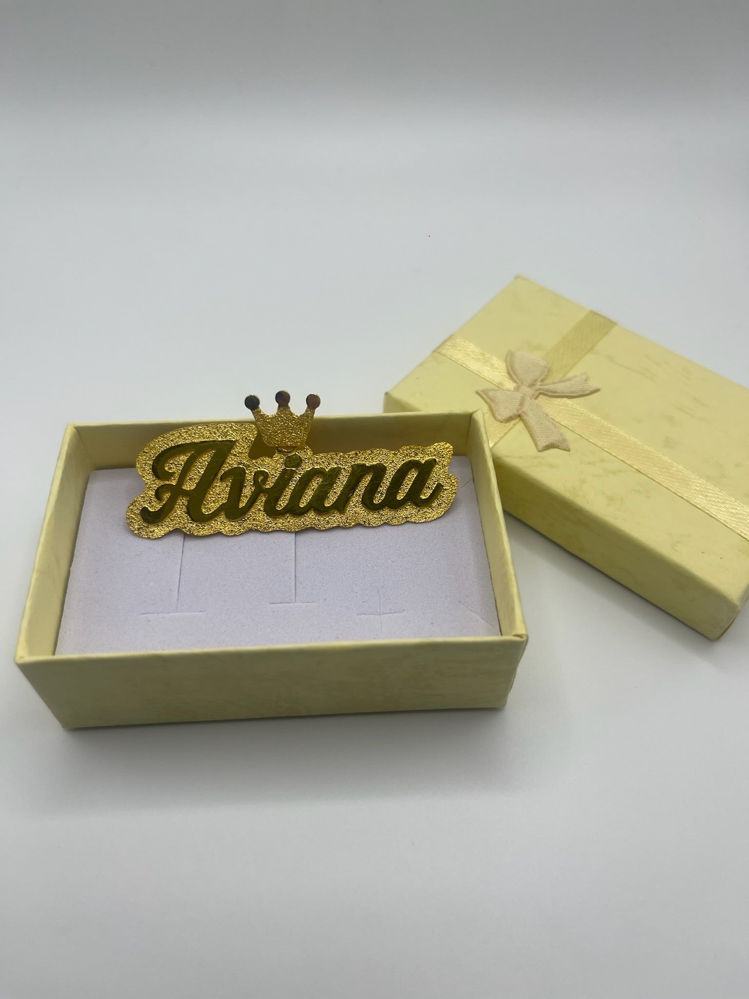 Custom 24k Solid Name Piece