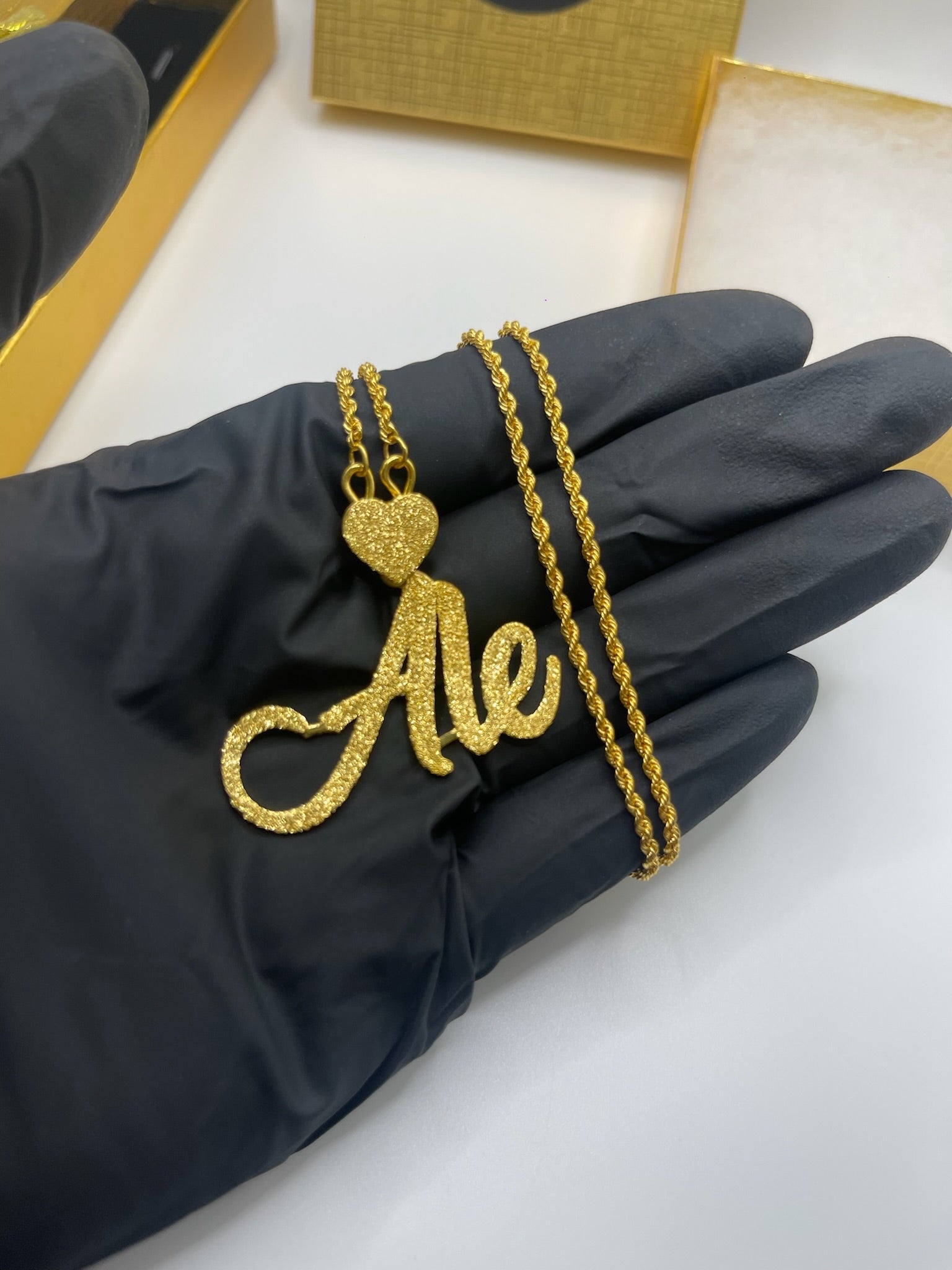 Custom 24k Solid Name Piece
