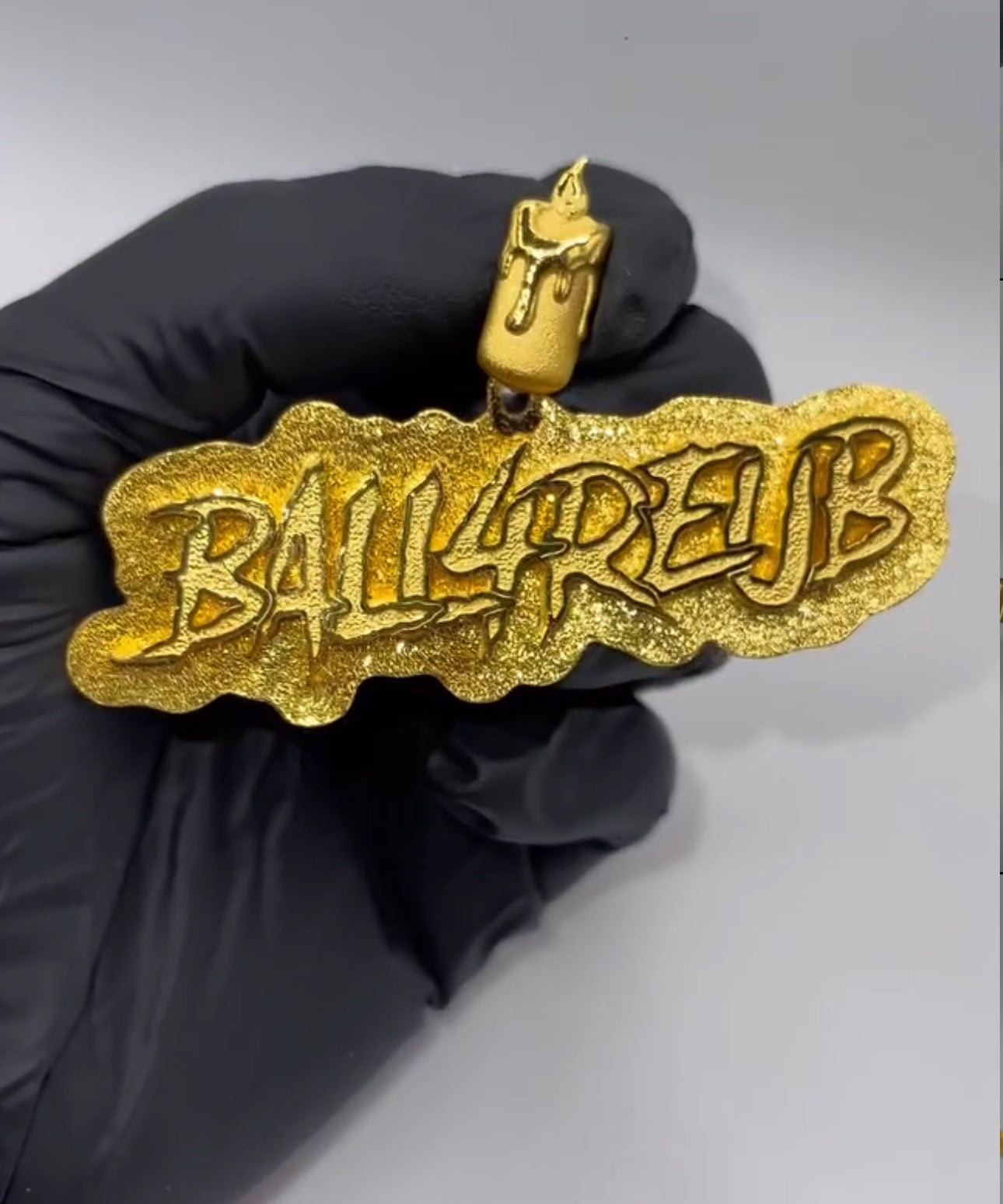 Custom 24k Solid Name Piece