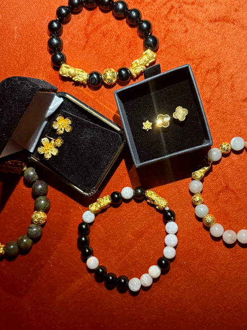 24k Beaded Bracelet Custom Design